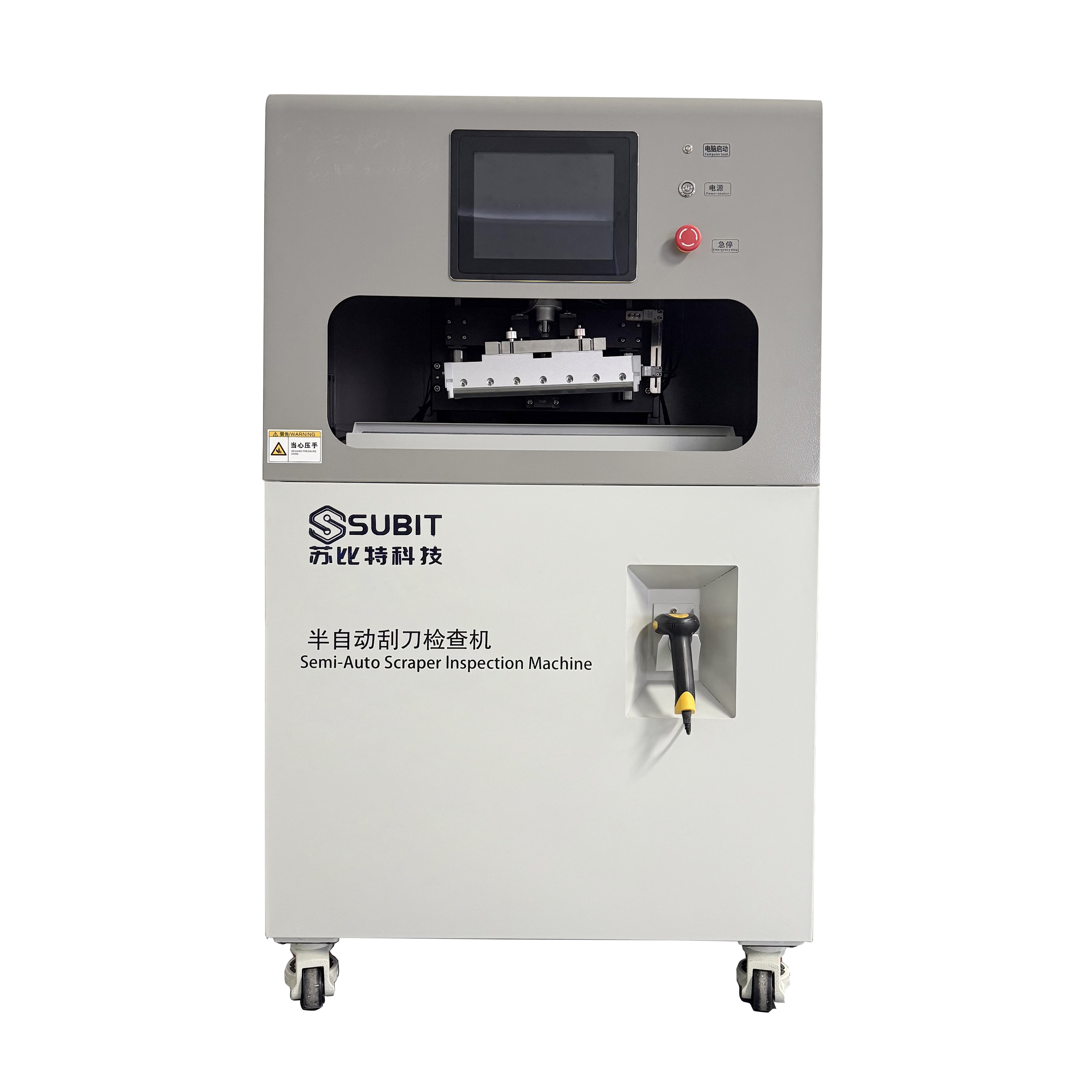 Semi Auto Stencil Printing Squeegee Blade Inspection Machine